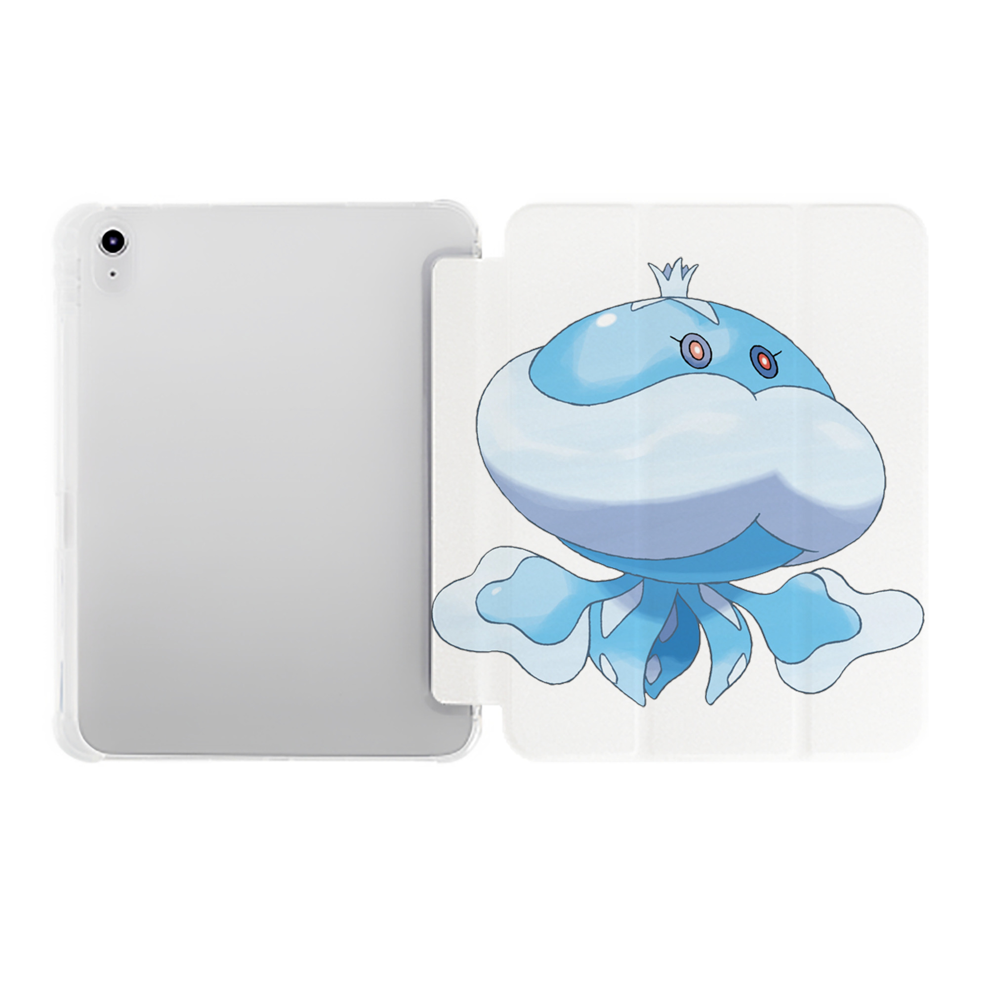 （画像用） ポケットモンスター Pokémon IPad ケース ペン収納付き 三つ折りスタンド PUレザー×シリコン 対応機種9.5/10.5/10.9インチ